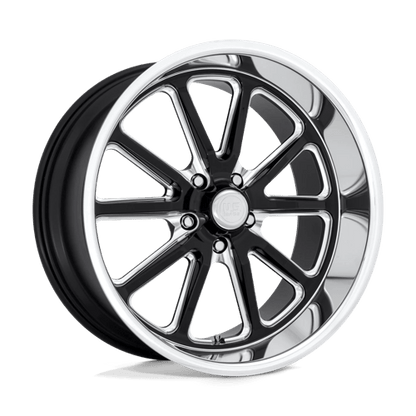 US Mag 1PC | U117 RAMBLER | 18.0x8.00 | 5X127 | 1 | GLOSS BLACK MILLED