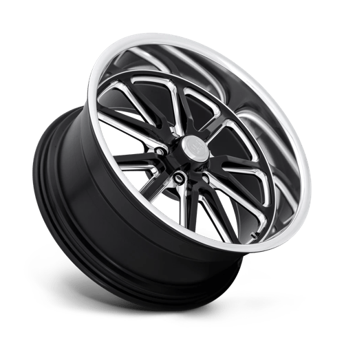 US Mag 1PC | U117 RAMBLER | 20.0x8.00 | 5X127 | 1 | GLOSS BLACK MILLED