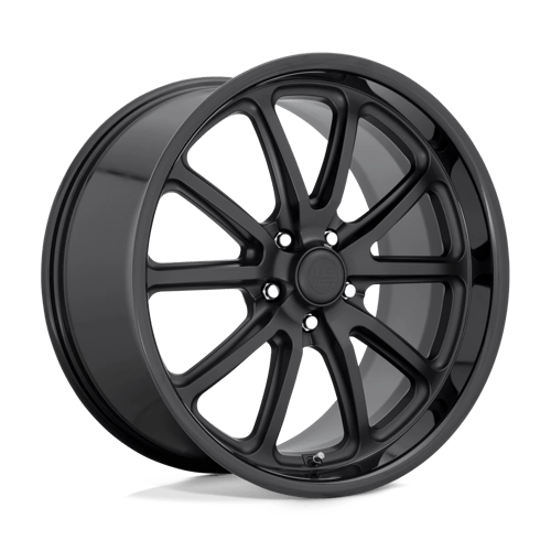 US Mag 1PC | U123 RAMBLER | 18.0x8.00 | 5X120.65 | 1 | GLOSS BLACK MATTE BLACK