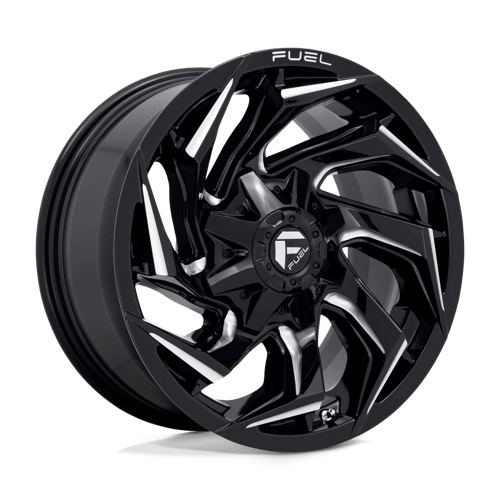 Fuel 1PC | D753 REACTION | 18.0x9.00 | 6X135/6X139.7 | 1 | GLOSS BLACK MILLED