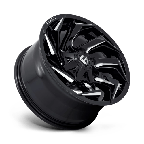 Fuel 1PC | D753 REACTION | 18.0x9.00 | 6X135/6X139.7 | 1 | GLOSS BLACK MILLED