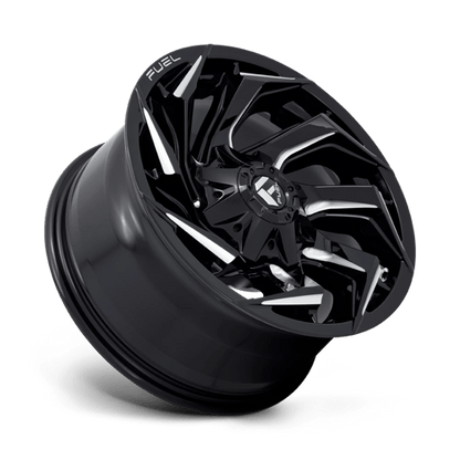 Fuel 1PC | D753 REACTION | 18.0x9.00 | 6X135/6X139.7 | 1 | GLOSS BLACK MILLED