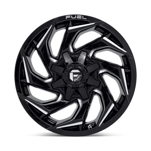 Fuel 1PC | D753 REACTION | 18.0x9.00 | 6X135/6X139.7 | 1 | GLOSS BLACK MILLED