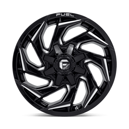 Fuel 1PC | D753 REACTION | 18.0x9.00 | 6X135/6X139.7 | 1 | GLOSS BLACK MILLED