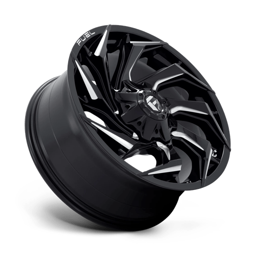Fuel 1PC | D753 REACTION | 20.0x9.00 | 8X165.1 | 20 | GLOSS BLACK MILLED
