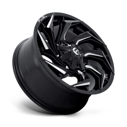 Fuel 1PC | D753 REACTION | 20.0x9.00 | 8X170 | 20 | GLOSS BLACK MILLED