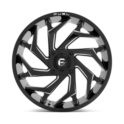 Fuel UTV | D753 REACTION | 18.0x7.00 | 4X137 | 13 | GLOSS BLACK MILLED