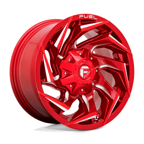 Fuel 1PC | D754 REACTION | 15.0x8.00 | 5X139.7 | -12 | CANDY RED MILLED