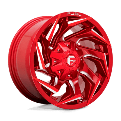 Fuel 1PC | D754 REACTION | 15.0x8.00 | 5X139.7 | -12 | CANDY RED MILLED