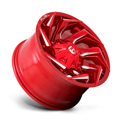 Fuel 1PC | D754 REACTION | 15.0x8.00 | 5X139.7 | -12 | CANDY RED MILLED
