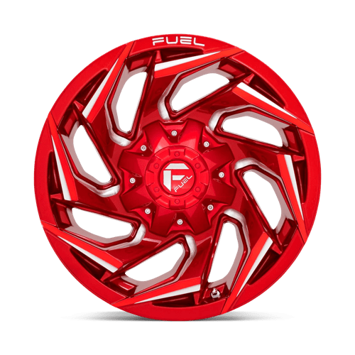 Fuel 1PC | D754 REACTION | 15.0x8.00 | 5X139.7 | -12 | CANDY RED MILLED