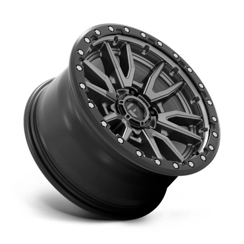 Fuel 1PC | D680 REBEL | 16.0x8.00 | 6X139.7 | 1 | MATTE GUNMETAL BLACK BEAD RING
