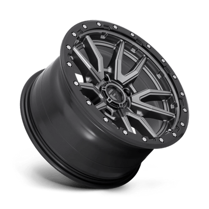 Fuel 1PC | D680 REBEL | 17.0x9.00 | 5X127 | -12 | MATTE GUNMETAL BLACK BEAD RING