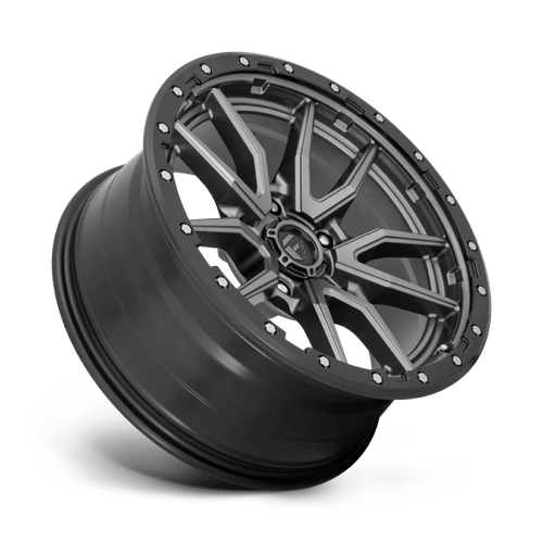 Fuel 1PC | D680 REBEL | 20.0x9.00 | 5X127 | 1 | MATTE GUNMETAL BLACK BEAD RING