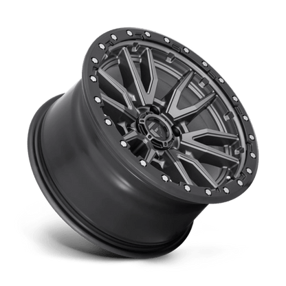 Fuel 1PC | D680 REBEL | 17.0x9.00 | 5X127 | 1 | MATTE GUNMETAL BLACK BEAD RING