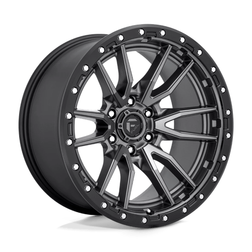 Fuel 1PC | D680 REBEL | 20.0x10.00 | 6X139.7 | -18 | MATTE GUNMETAL BLACK BEAD RING