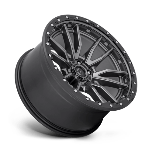 Fuel 1PC | D680 REBEL | 20.0x10.00 | 6X135 | -18 | MATTE GUNMETAL BLACK BEAD RING