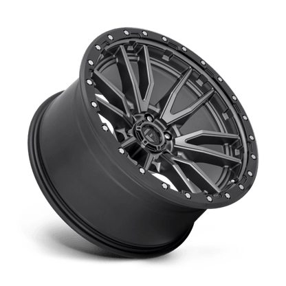 Fuel 1PC | D680 REBEL | 20.0x10.00 | 6X135 | -18 | MATTE GUNMETAL BLACK BEAD RING
