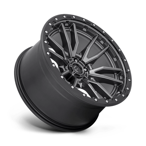 Fuel 1PC | D680 REBEL | 20.0x10.00 | 6X139.7 | -18 | MATTE GUNMETAL BLACK BEAD RING