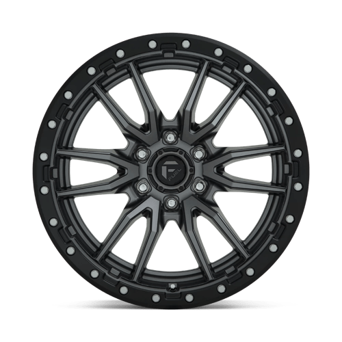 Fuel 1PC | D680 REBEL | 20.0x10.00 | 6X135 | -18 | MATTE GUNMETAL BLACK BEAD RING