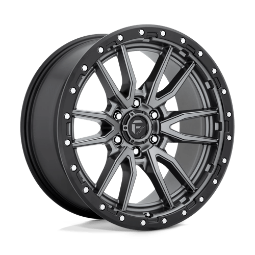 Fuel 1PC | D680 REBEL | 20.0x9.00 | 6X135 | 20 | MATTE GUNMETAL BLACK BEAD RING
