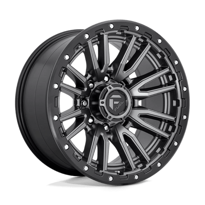 Fuel 1PC | D680 REBEL | 20.0x10.00 | 8X165.1 | -18 | MATTE GUNMETAL BLACK BEAD RING