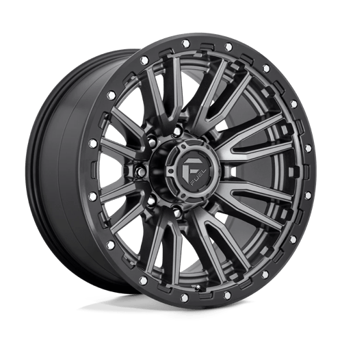 Fuel 1PC | D680 REBEL | 20.0x10.00 | 8X170 | -18 | MATTE GUNMETAL BLACK BEAD RING