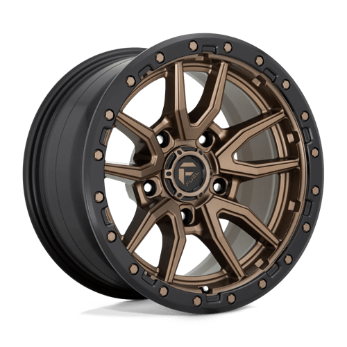 Fuel 1PC | D681 REBEL | 17.0x9.00 | 5X127 | -12 | MATTE BRONZE BLACK BEAD RING