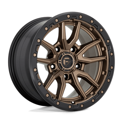 Fuel 1PC | D681 REBEL | 17.0x9.00 | 5X127 | -12 | MATTE BRONZE BLACK BEAD RING