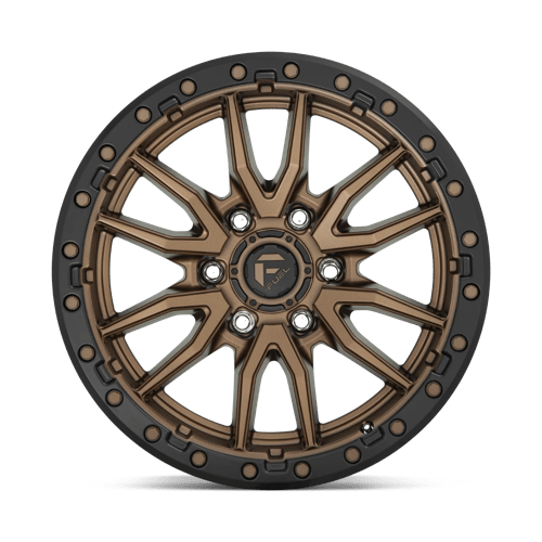 Fuel 1PC | D681 REBEL | 18.0x9.00 | 6X120 | 20 | MATTE BRONZE BLACK BEAD RING