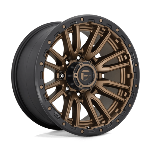 Fuel 1PC | D681 REBEL | 20.0x10.00 | 8X165.1 | -18 | MATTE BRONZE BLACK BEAD RING