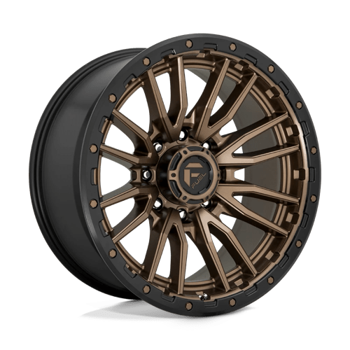Fuel 1PC | D681 REBEL | 22.0x10.00 | 8X180 | -18 | MATTE BRONZE BLACK BEAD RING