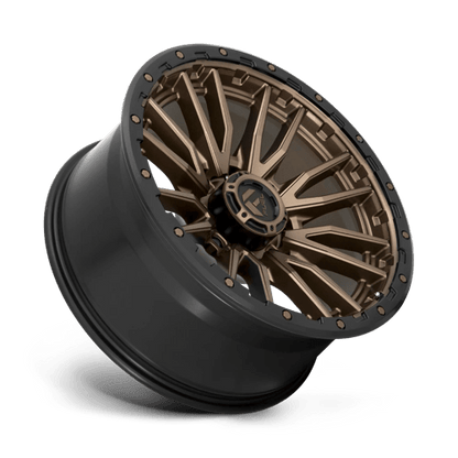 Fuel 1PC | D681 REBEL | 22.0x10.00 | 8X170 | -18 | MATTE BRONZE BLACK BEAD RING