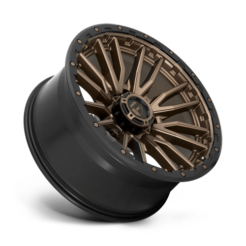 Fuel 1PC | D681 REBEL | 22.0x10.00 | 8X180 | -18 | MATTE BRONZE BLACK BEAD RING