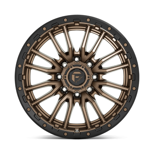 Fuel 1PC | D681 REBEL | 22.0x10.00 | 8X170 | -18 | MATTE BRONZE BLACK BEAD RING