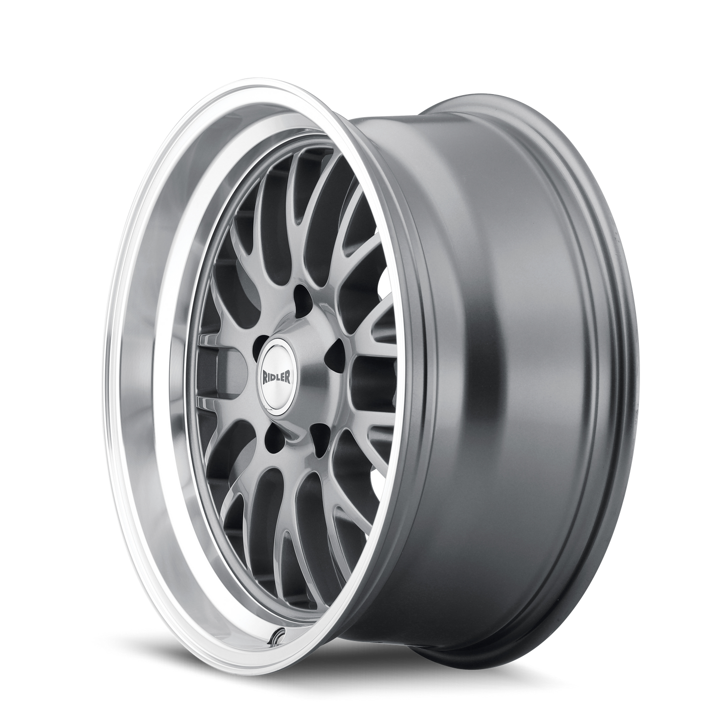 RIDLER 607 GLOSS GREY MACHINED | 18x8 | 5-127 | mm | 607-8873G