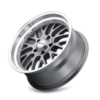 RIDLER 607 GLOSS GREY MACHINED | 20x10 | 5x127 | mm | 607-2173G