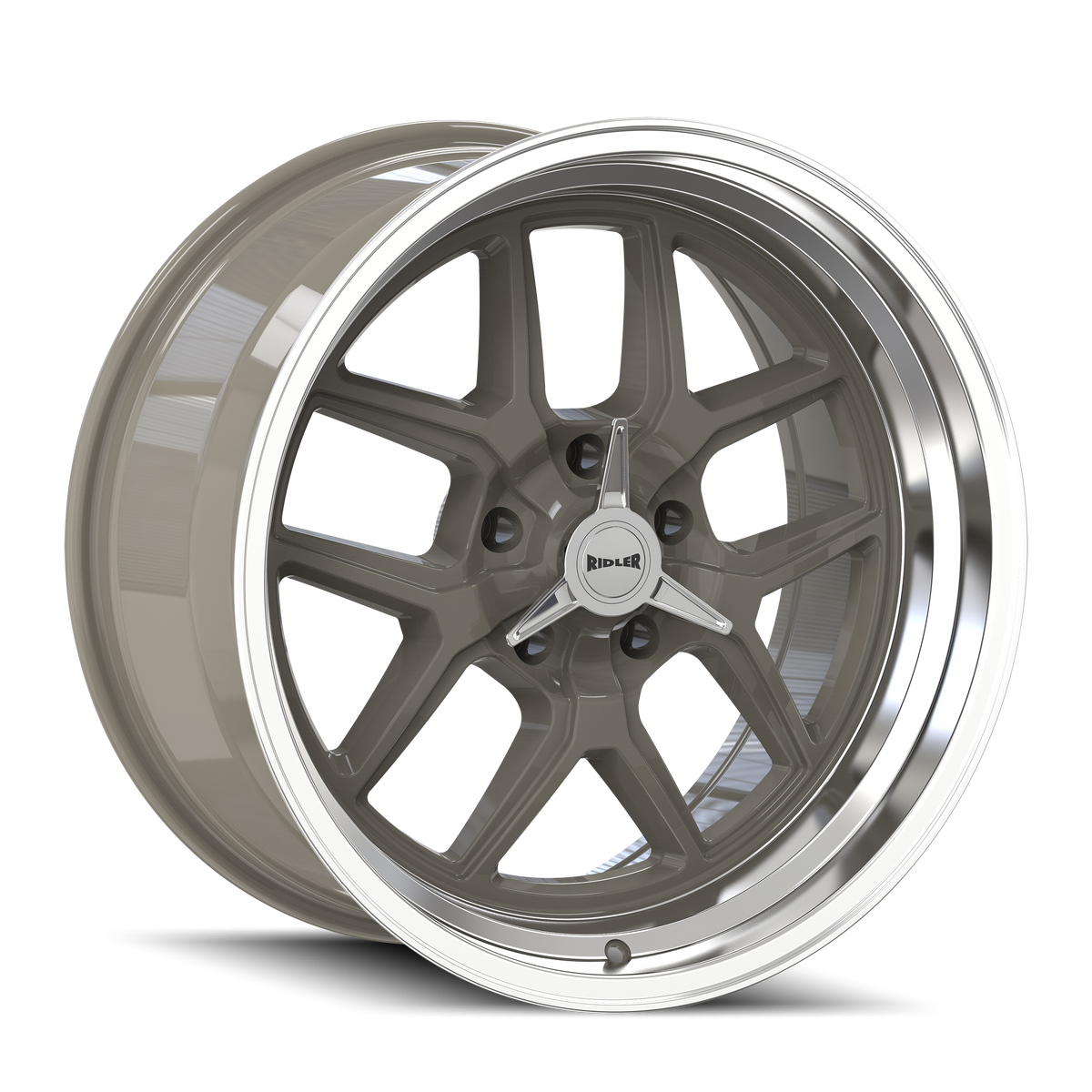 RIDLER 610 GLOSS GREY POLISHED | 20x8.5 | 5x127 | mm | 610-2873G