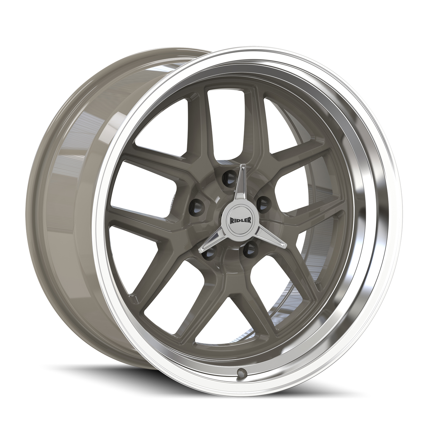 RIDLER 610 GLOSS GREY POLISHED | 17x7 | 5x120.65 | mm | 610-7761G