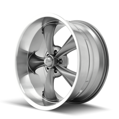RIDLER 695 GLOSS GREY MACHINED | 20x8.5 | 5x127 | mm | 695-2873G