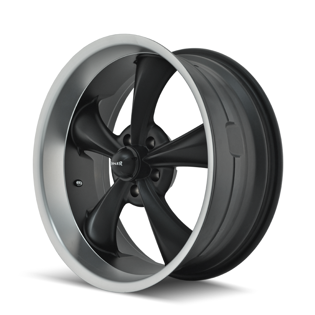 RIDLER 695 MATTE BLACK MACHINED | 18x9.5 | 5x114.3 | 6mm | 695-8965MB