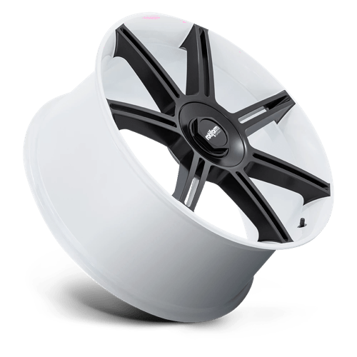 Rotiform | FRA | 22.0x10.00 | 5X130 | 56 | GLOSS WHITE W/ M-BLACK SPOKES