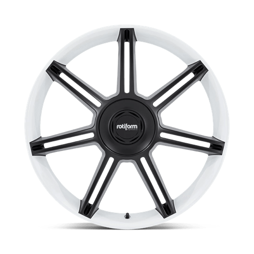 Rotiform | FRA | 22.0x10.00 | 5X130 | 56 | GLOSS WHITE W/ M-BLACK SPOKES
