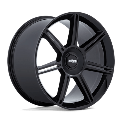 Rotiform | FRA | 22.0x10.00 | 5X130 | 56 | GLOSS BLACK W/ M-BLACK SPOKES