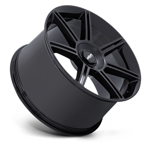 Rotiform | FRA | 22.0x10.00 | 5X130 | 56 | GLOSS BLACK W/ M-BLACK SPOKES