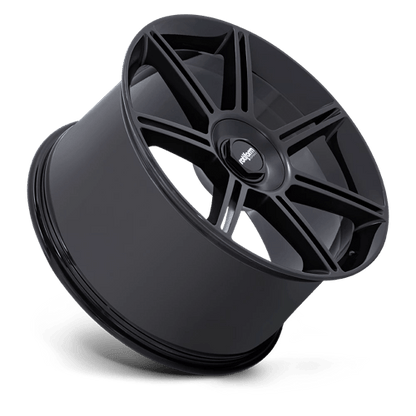 Rotiform | FRA | 22.0x10.00 | 5X130 | 56 | GLOSS BLACK W/ M-BLACK SPOKES