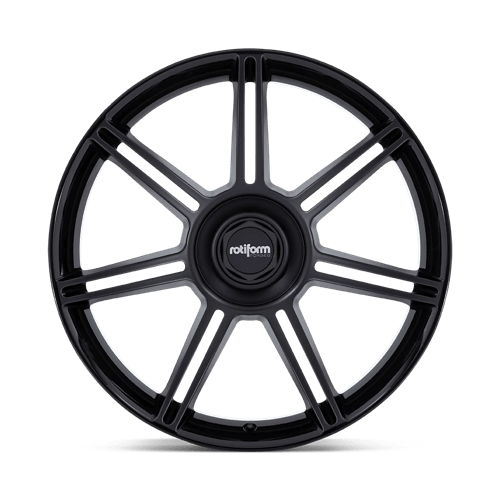Rotiform | FRA | 22.0x12.00 | 5X130 | 60 | GLOSS BLACK W/ M-BLACK SPOKES