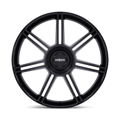 Rotiform | FRA | 22.0x12.00 | 5X130 | 60 | GLOSS BLACK W/ M-BLACK SPOKES