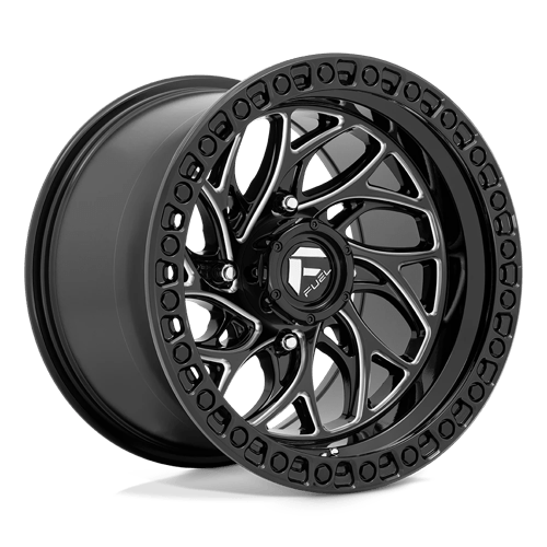 Fuel UTV | D741 RUNNER | 15.0x10.00 | 4X156 | 0 | GLOSS BLACK MILLED