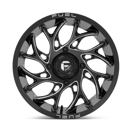 Fuel UTV | D741 RUNNER | 18.0x7.00 | 4X156 | 13 | GLOSS BLACK MILLED